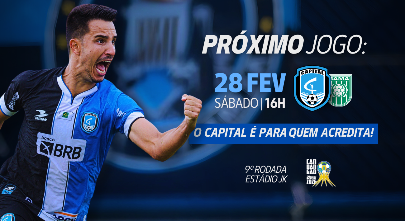 Compre seu ingresso e venha apoiar o Tricolor. Capital x Gama