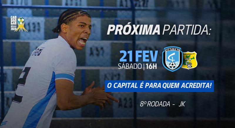 Compre seu ingresso e venha apoiar o Tricolor. Capital x Brasiliense