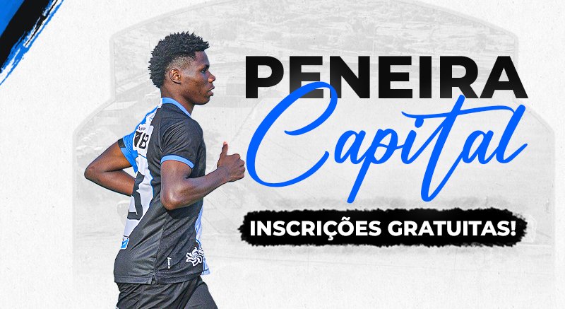 Peneira Capital para nascidos entre 2012 e 2015