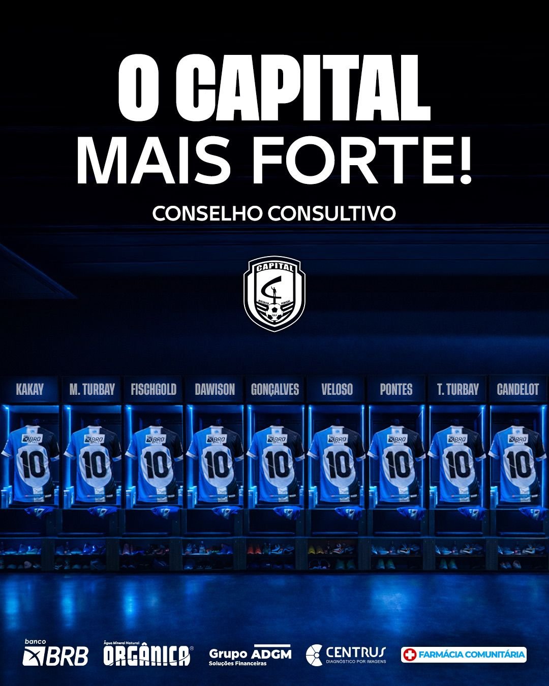 Em busca de fortalecer a nossa gestão e alcançar novos patamares no futebol brasileiro, o Capital apresenta um time notável no nosso novo Conselho Consultivo! 